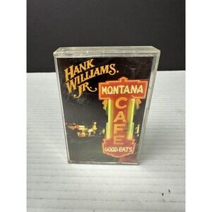 Hank Williams Jr. -  MONTANA CAFE - Cassette Tape  - Country Music
